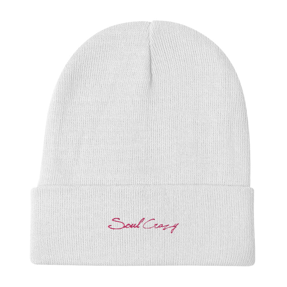 Embroidered Beanie soul crazy