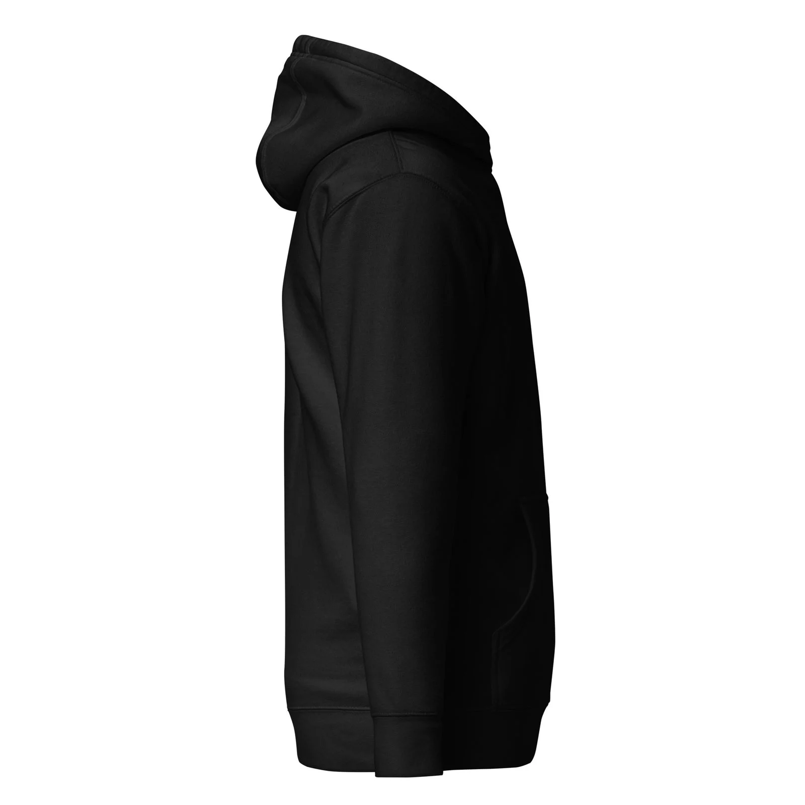 Sudadera Candy negra, vista lateral derecha