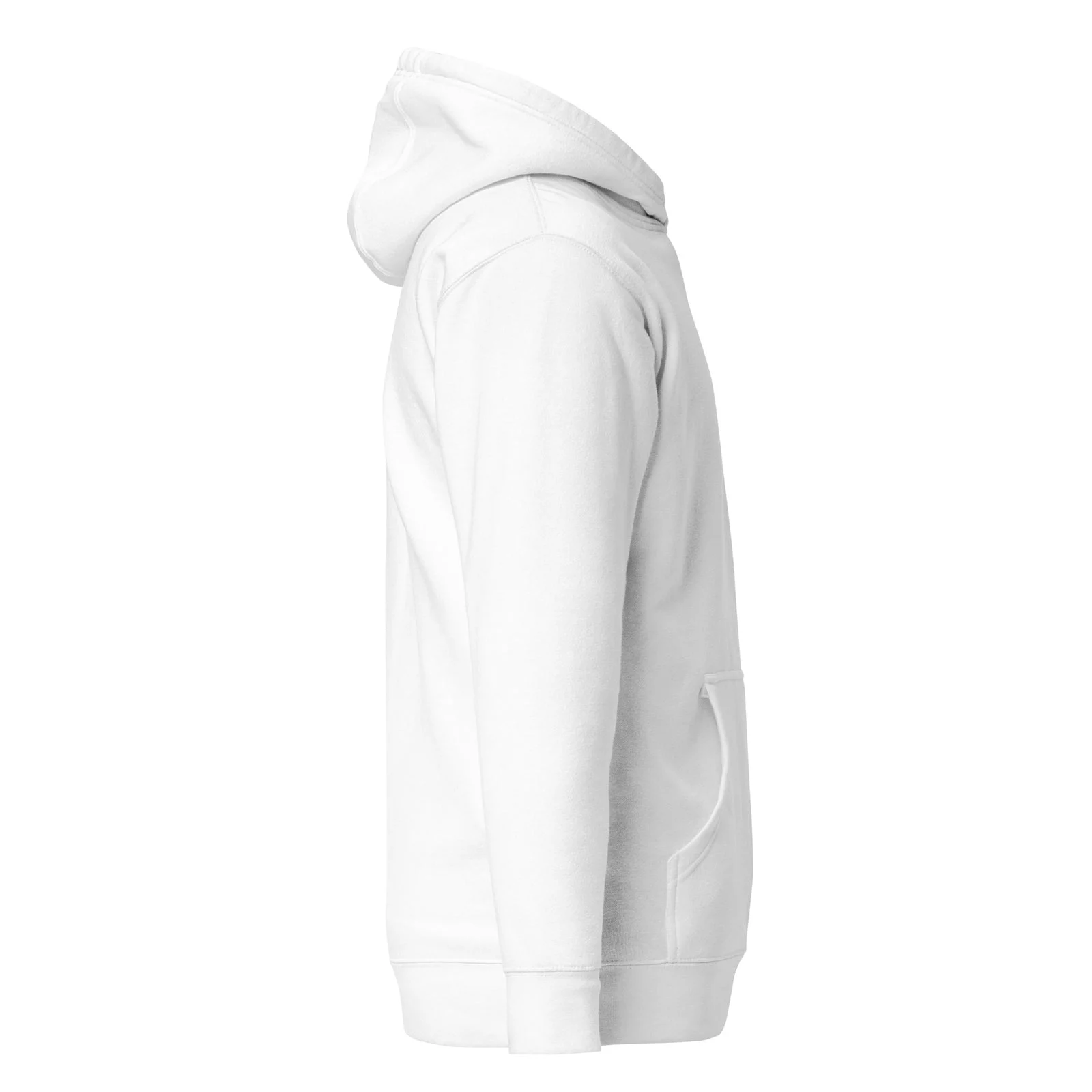 Sudadera Catrina blanca, vista lateral derecha